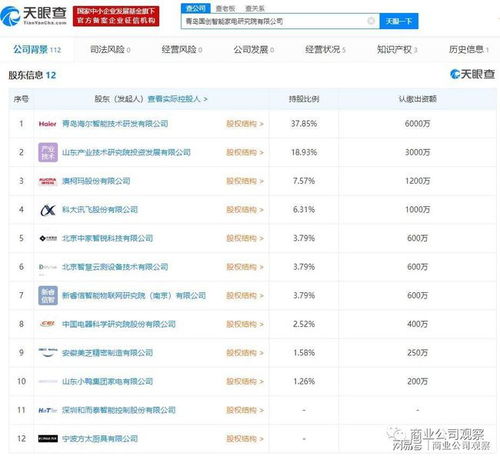 國創(chuàng)智能股權(quán)結(jié)構(gòu)塵埃落定，科大訊飛、海爾、方太等巨頭聯(lián)袂入股